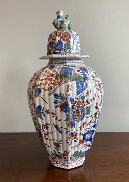 Delft Polycrome Vase