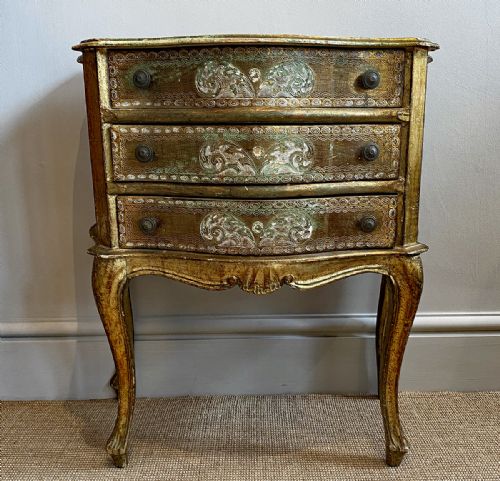 Small Italian Gilt Commode