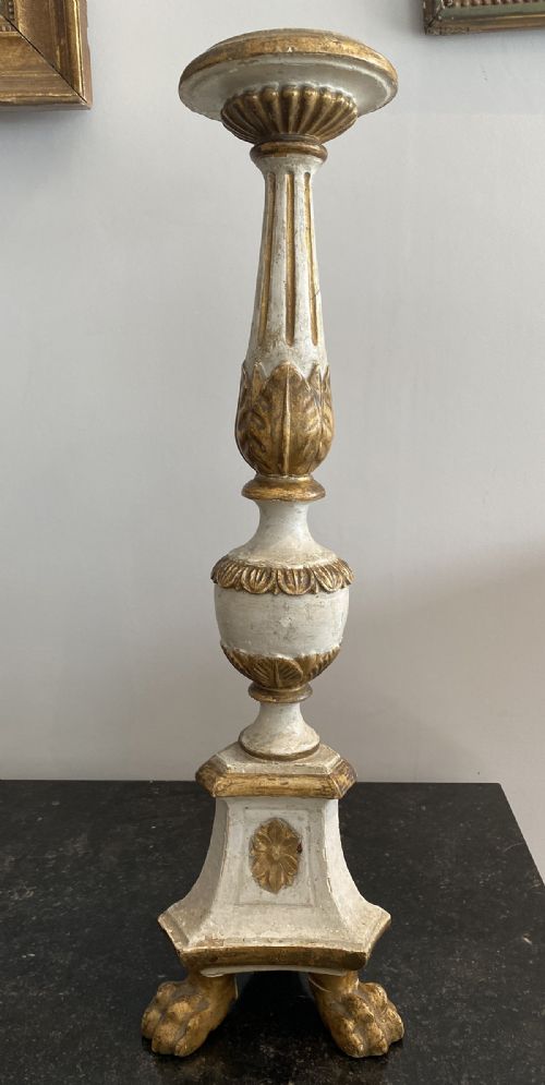 Italian Carved Candlestick