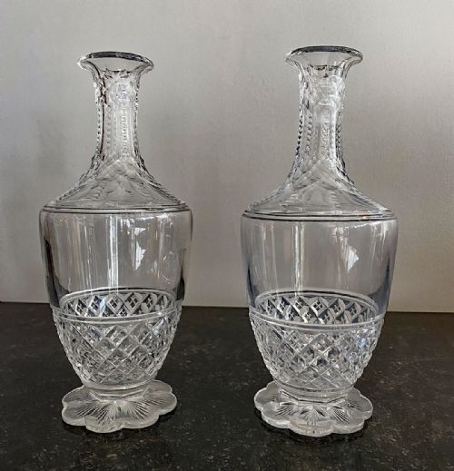 Pair of French Decanters