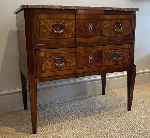 French Marquetry Commode - Louis Xvi