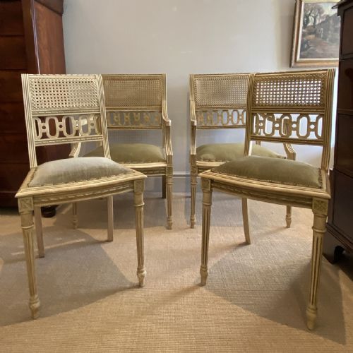 Set of Four French Chairs