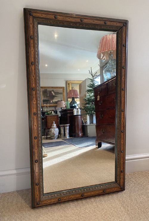 European Marquetry Mirror