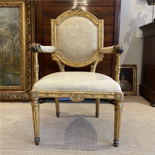French Fauteuil Armchair - 19th Century