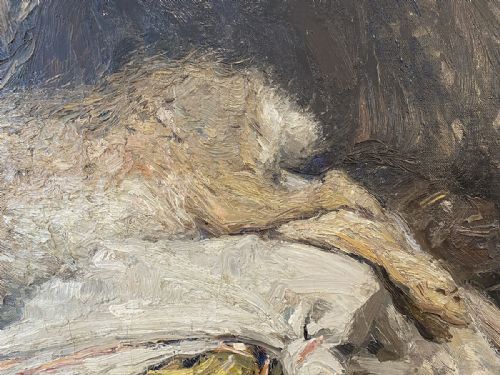 fig 4. Still Life with Hare - Antique Oil Painting