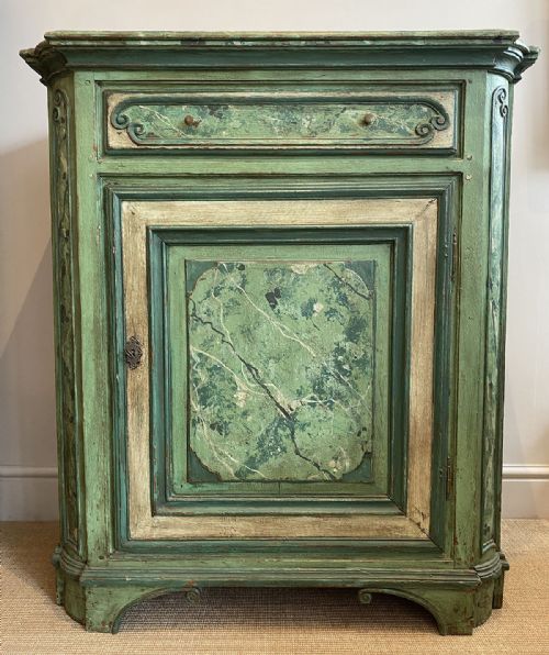 French Painted Cupboard - 18th Century