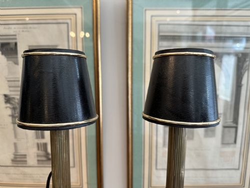 PAIR OF FRENCH BRONZE LAMPS - ADDITIONAL PHOTO 6