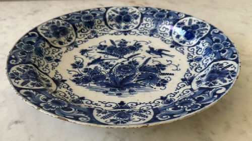 EARLY 18TH CENTURY DELFT PLATE - ADDITIONAL PHOTO 2