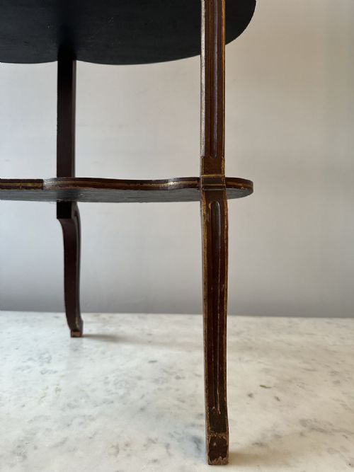 PAINTED THREE TIER TABLE - ADDITIONAL PHOTO 5