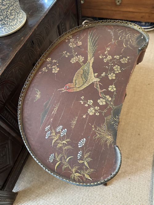 PAINTED THREE TIER TABLE - ADDITIONAL PHOTO 6