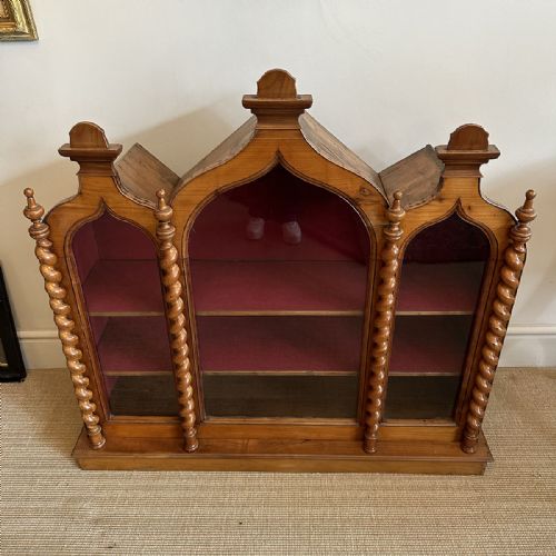 FRENCH BARLEY TWIST CUPBOARD 19T CENTURY - ADDITIONAL PHOTO 1