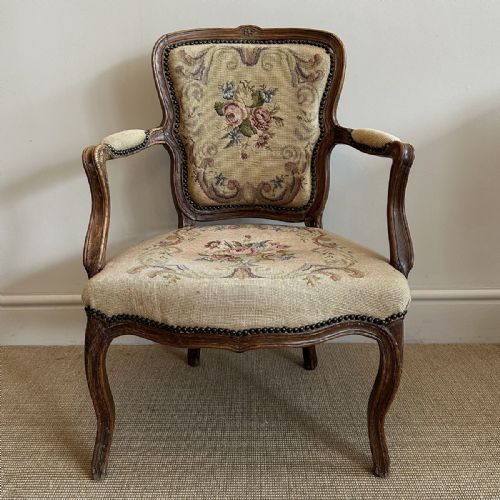 French Tapestry Fauteuil