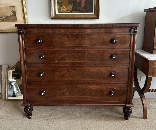 Mahogany Chest of Drawers - 19th Century