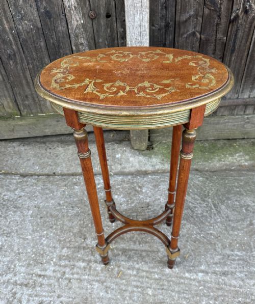 FRENCH OCCASIONAL SIDE TABLE - ADDITIONAL PHOTO 1