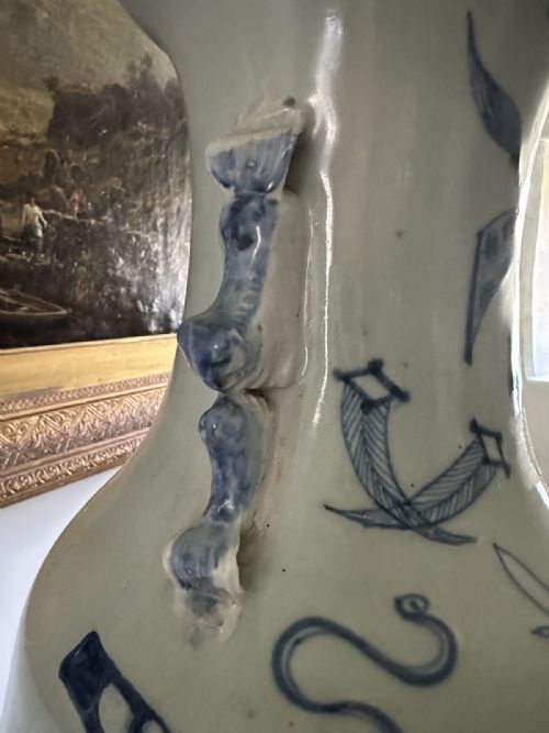 TALL CHINESE VASE - ADDITIONAL PHOTO 2
