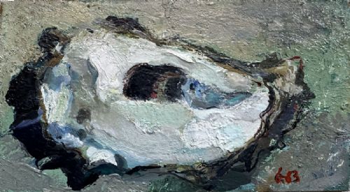 fig 1. Oyster - Antique Oil Painting