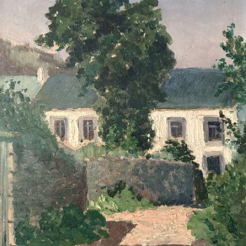 fig 2. The White House - Antique Oil Painting