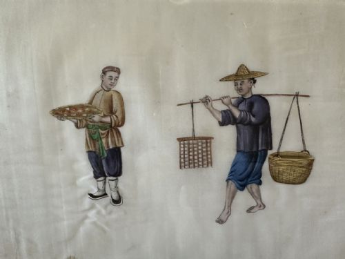 SET OF TWELVE MOUNTED CHINESE GOUACHE - ADDITIONAL PHOTO 16