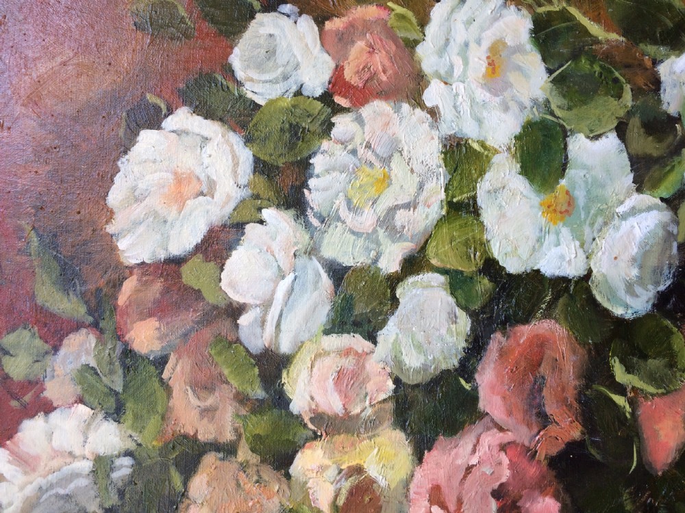 Flowers in a Vase - Oil Painting View IV