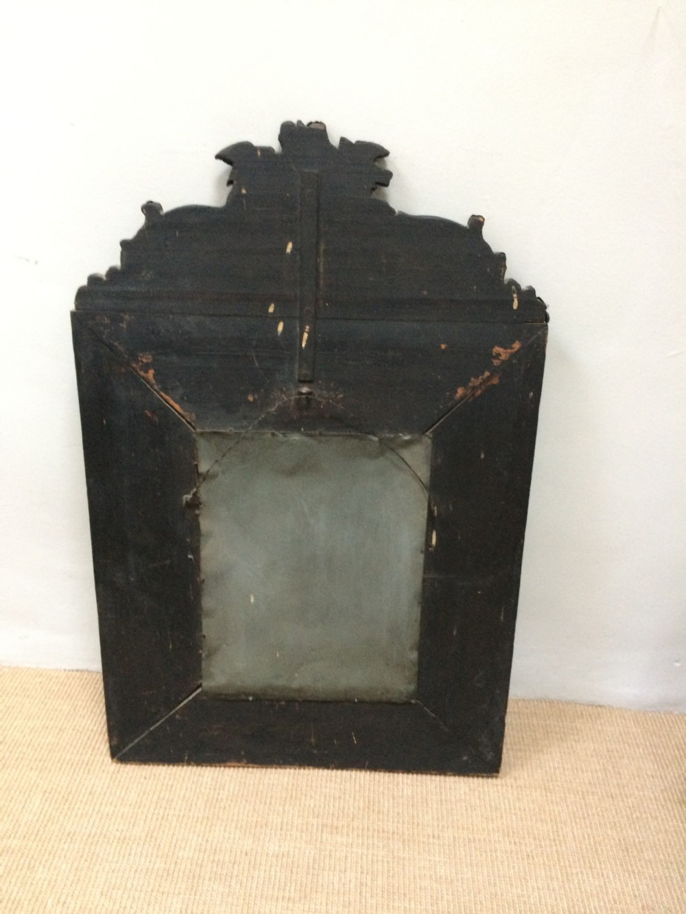 Antique Copper Repousse Mirror View IV