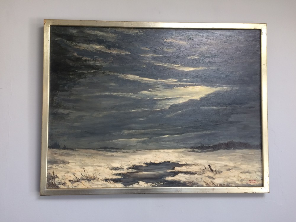 Winter Landscape - Antique Oil Painting View V