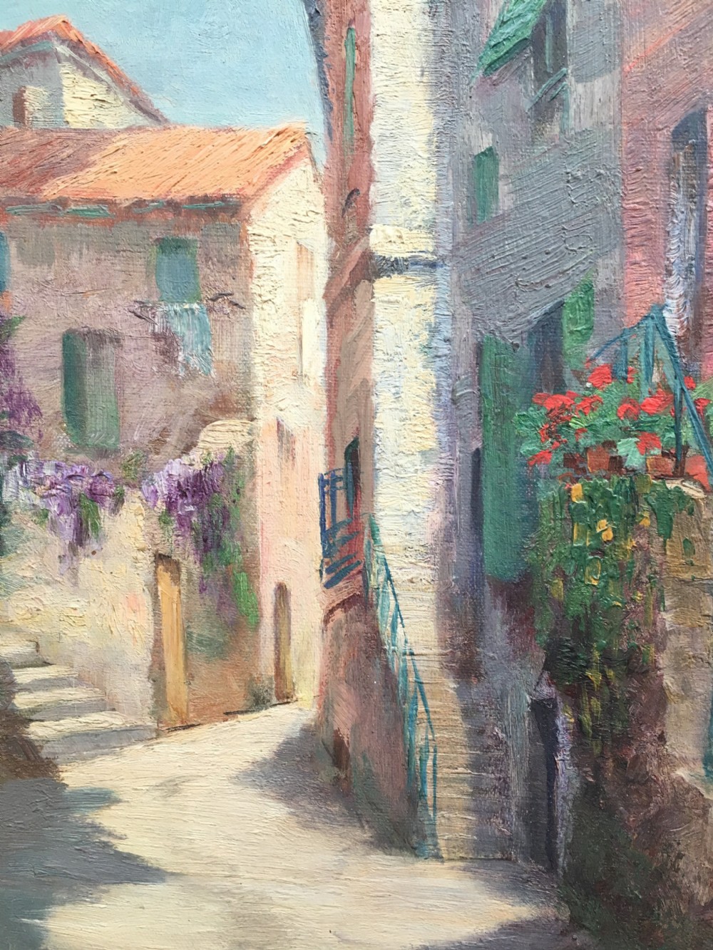 Street View in Summer - Oil Painting View IV