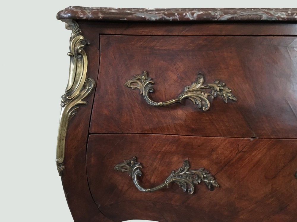Antique French Bombe Commode - 18th Century View III
