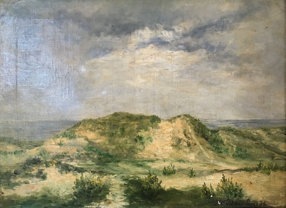 Sand Dunes - Antique Oil Painting