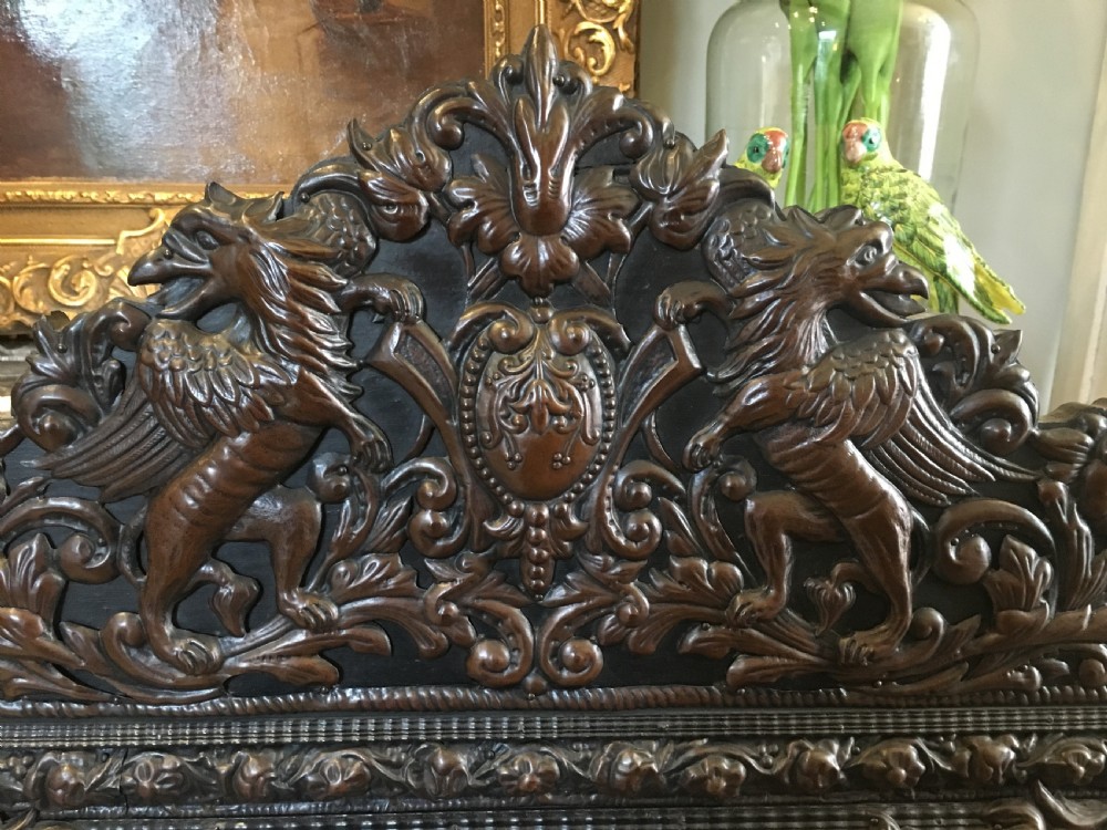 Brass Mirror Repousse - 19th Century View V