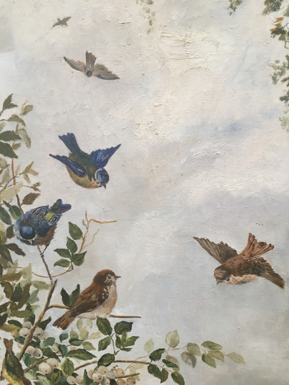 Antique French Screen - Four Panel View VII