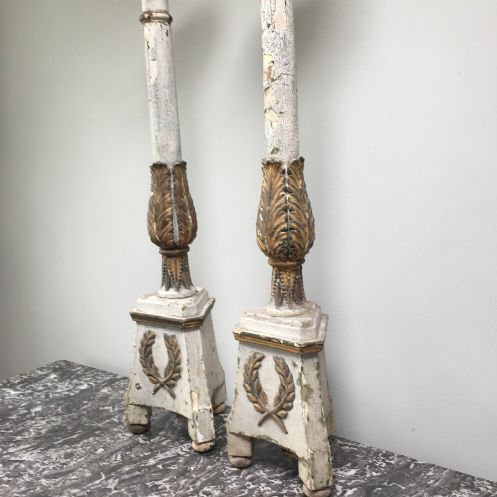 Pair of Italian Candelsticks View V