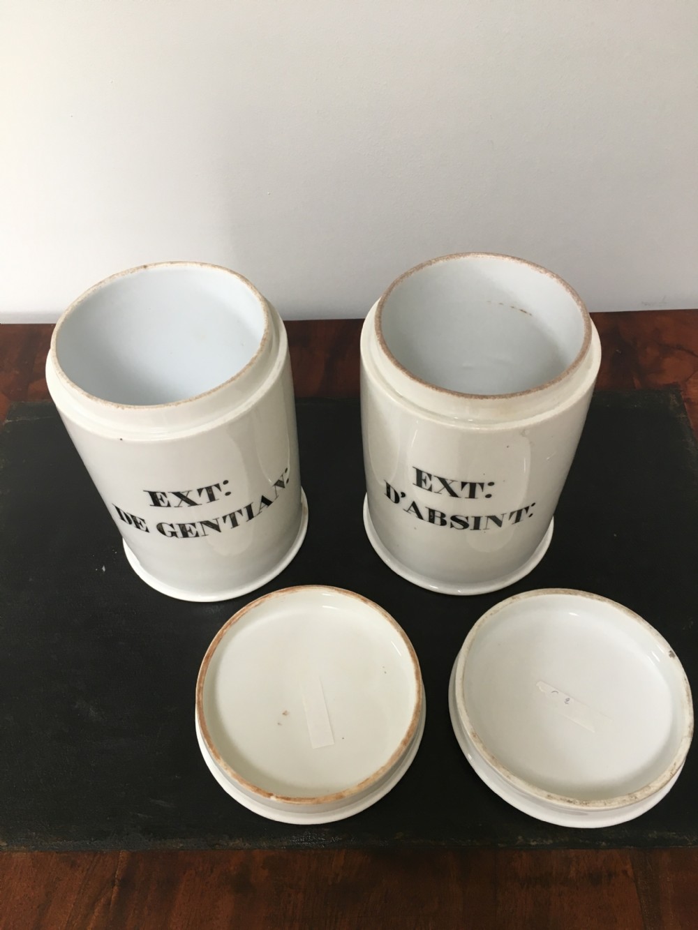 Ceramic French Pharmacy Jars View II