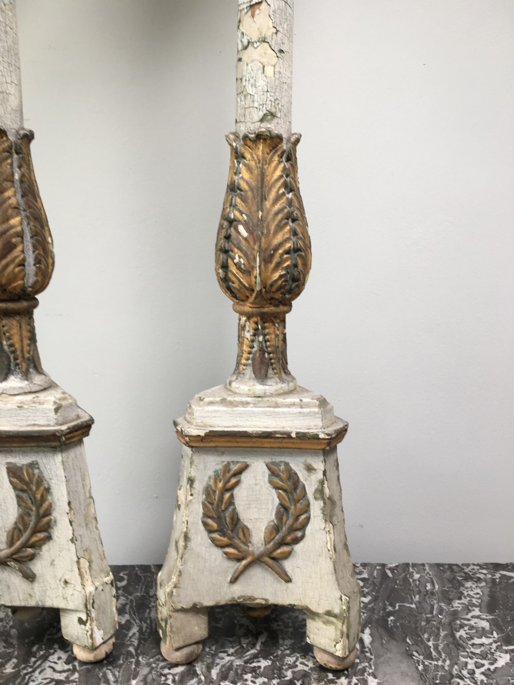 Pair of Italian Candelsticks View VI