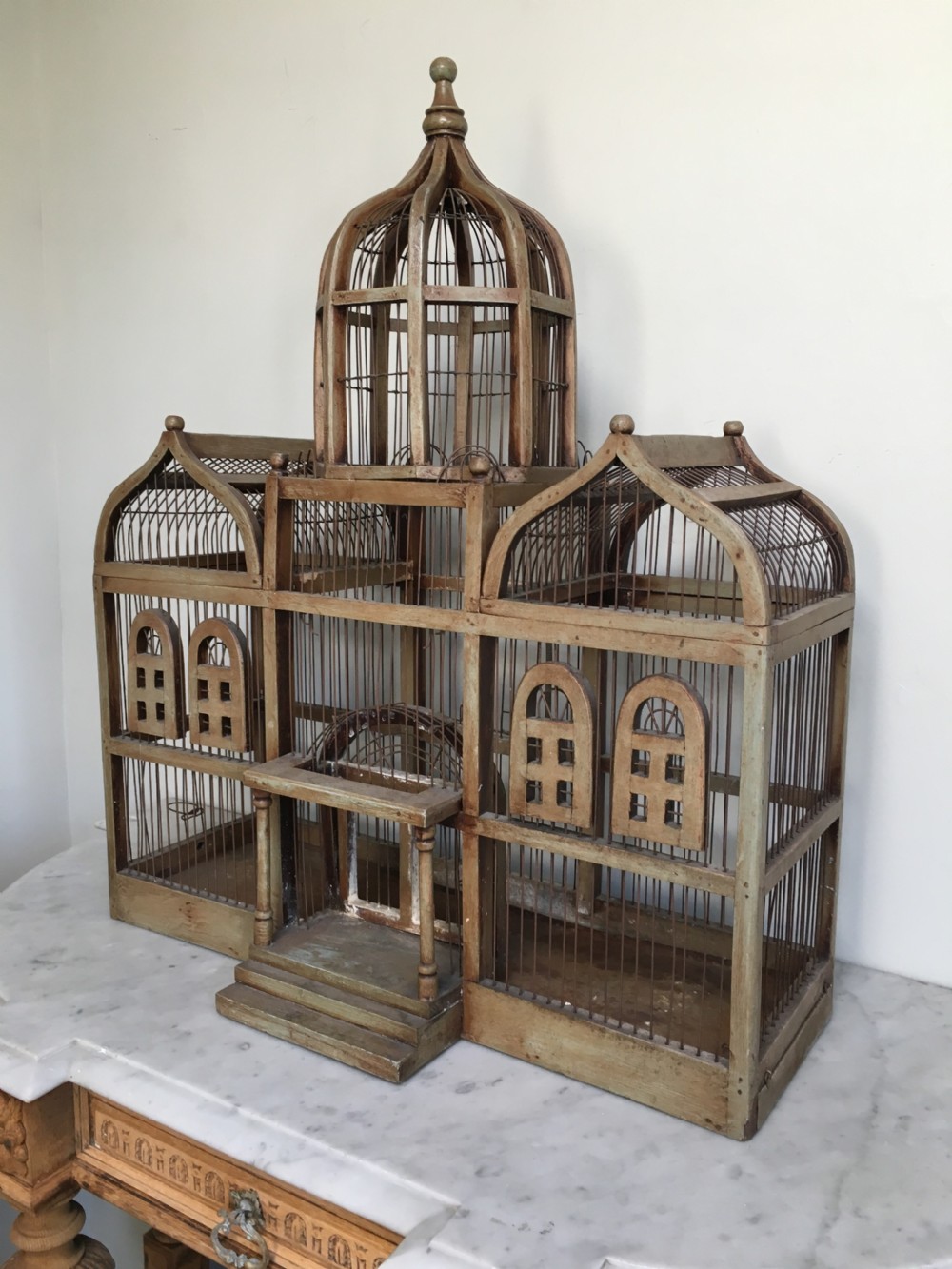 Antique French Birdcage View II