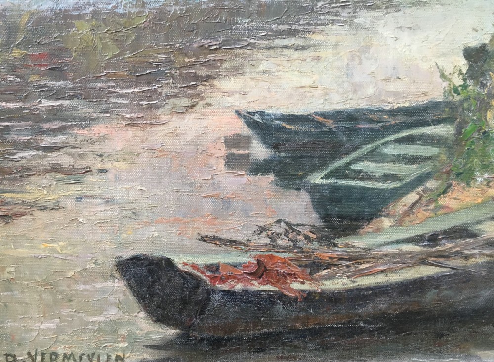 Rowing Boats on a River View V