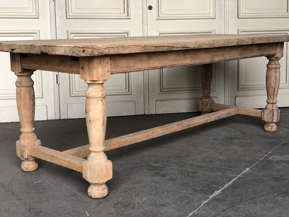 Bleached Oak French Farmhouse Table