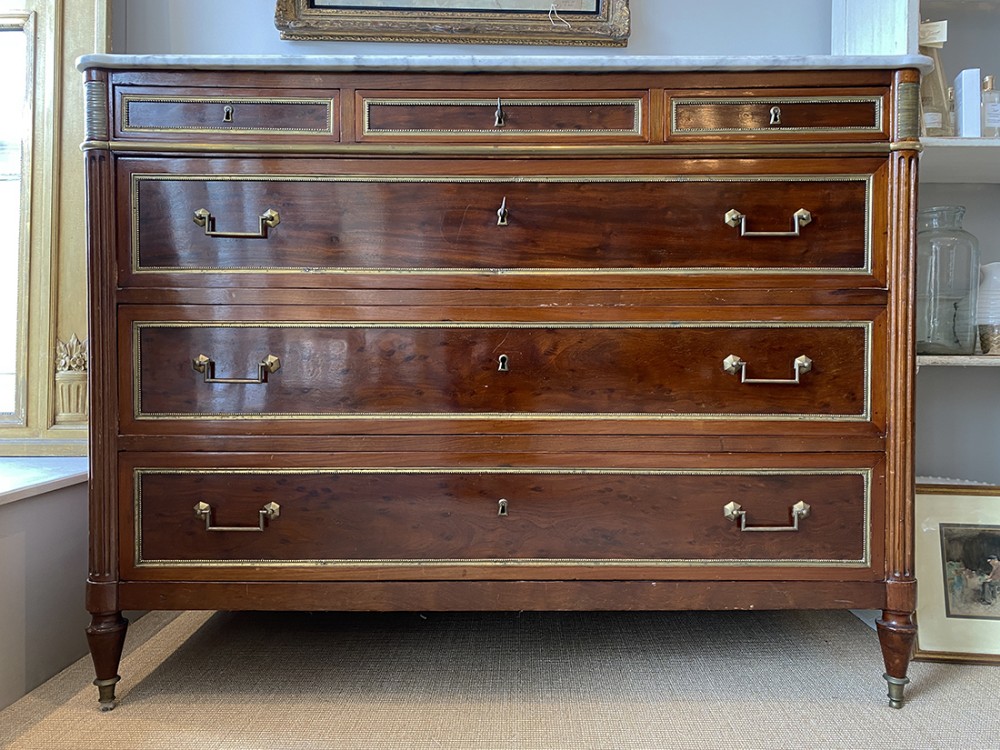 French Marble Topped Commode