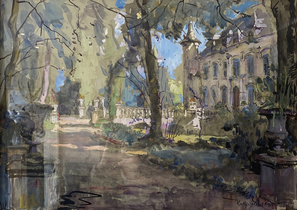 The Chateau - Antique Painting