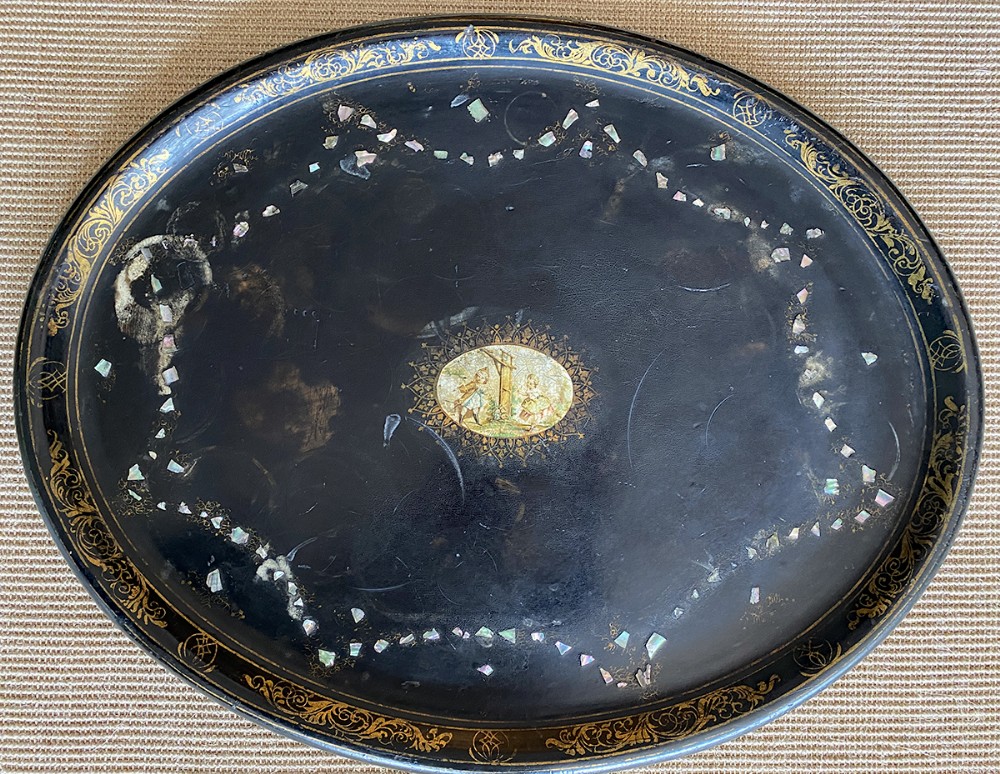19th Century Paper Mache Tray