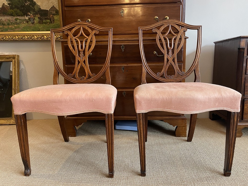 Pair of George III chairs