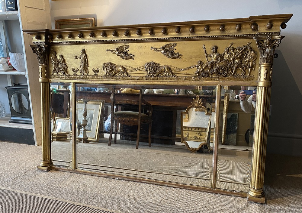 Regency Overmantel Mirror
