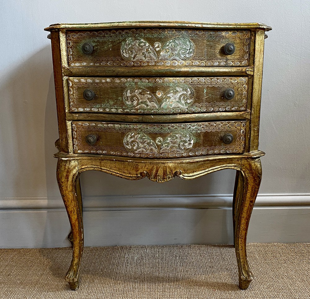 Small Italian Gilt Commode