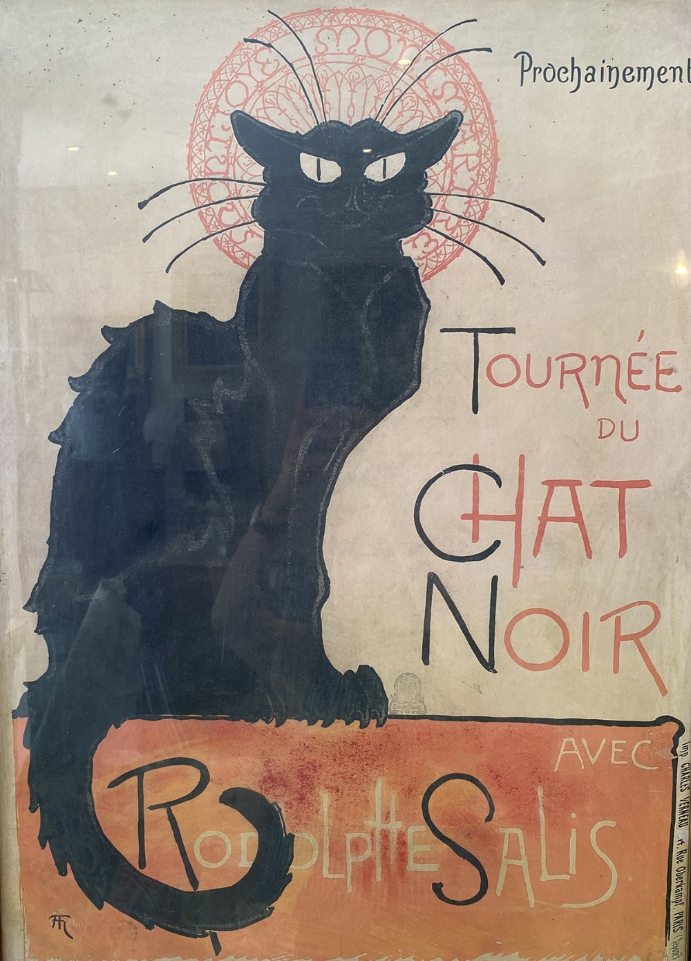 Antique Poster - Tournee du Chat Noir