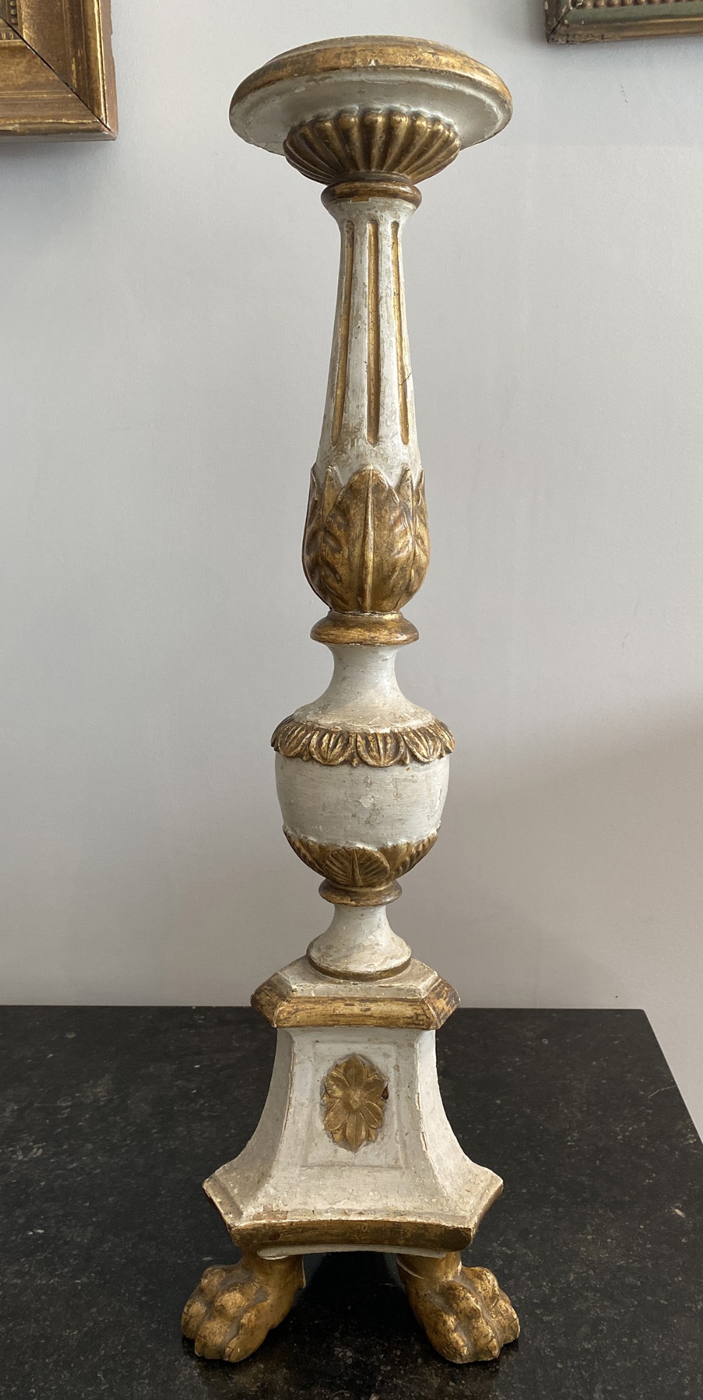 Italian Carved Candlestick