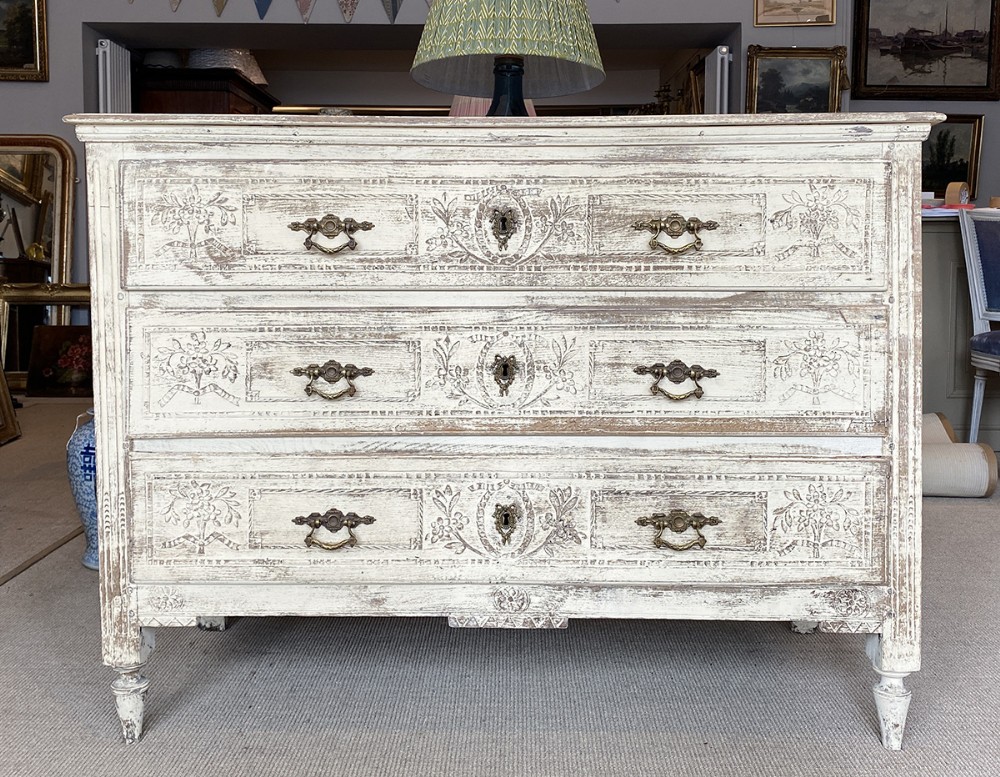 Painted French Commode