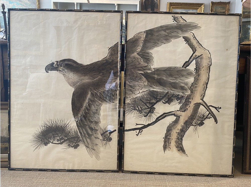 Japanese Print of an Eagle