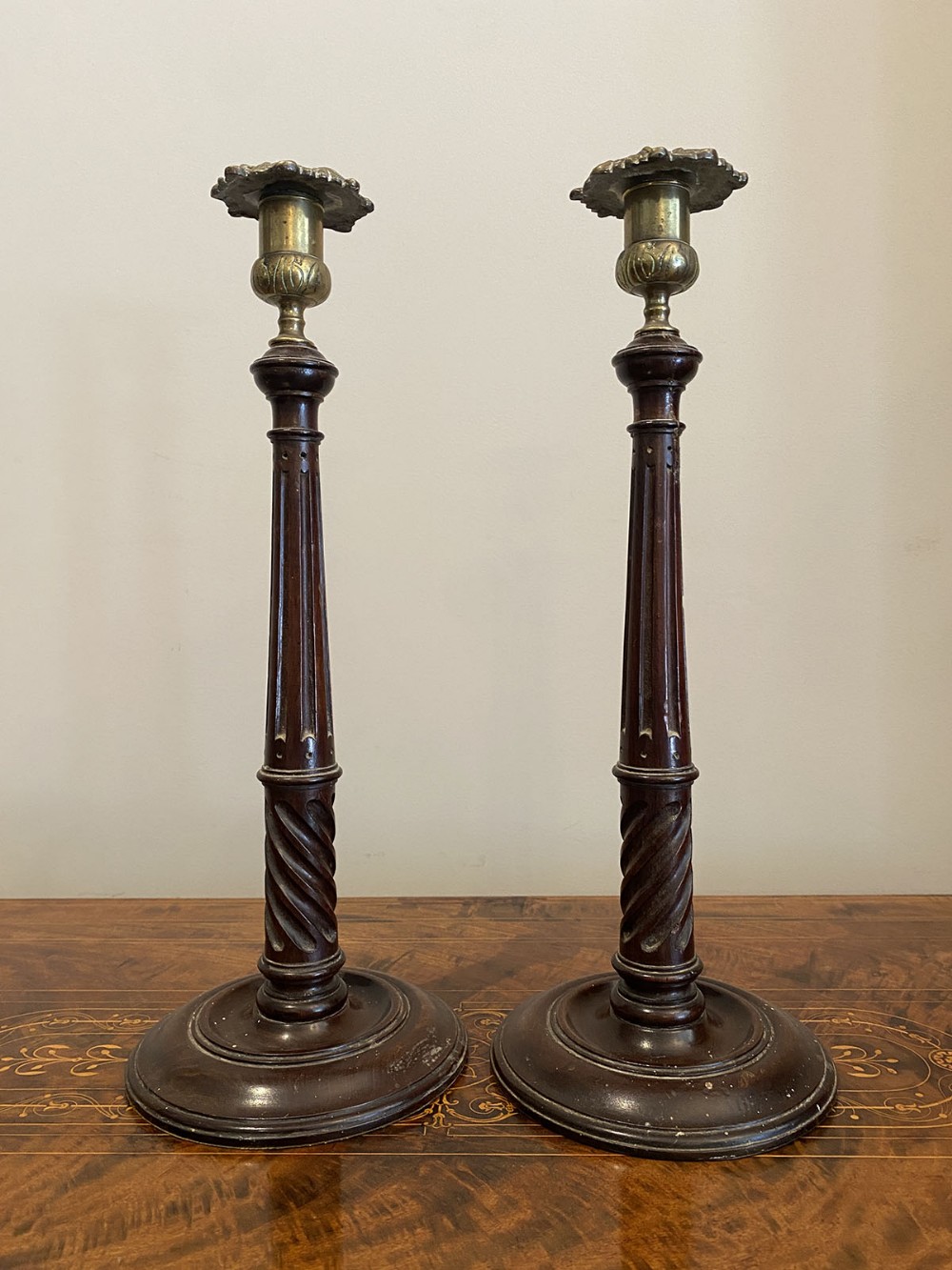 Pair of Candlesticks - 19th Century