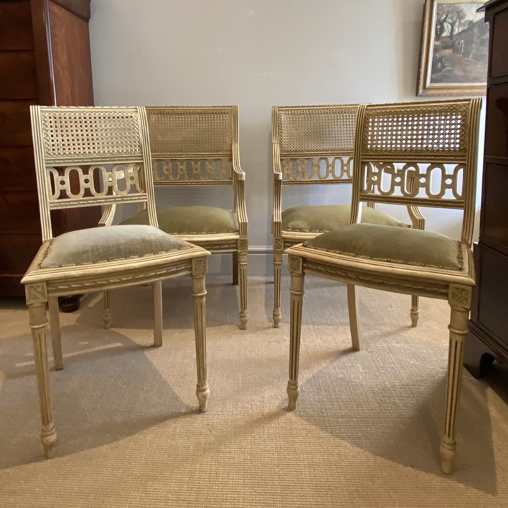 Set of Four French Chairs