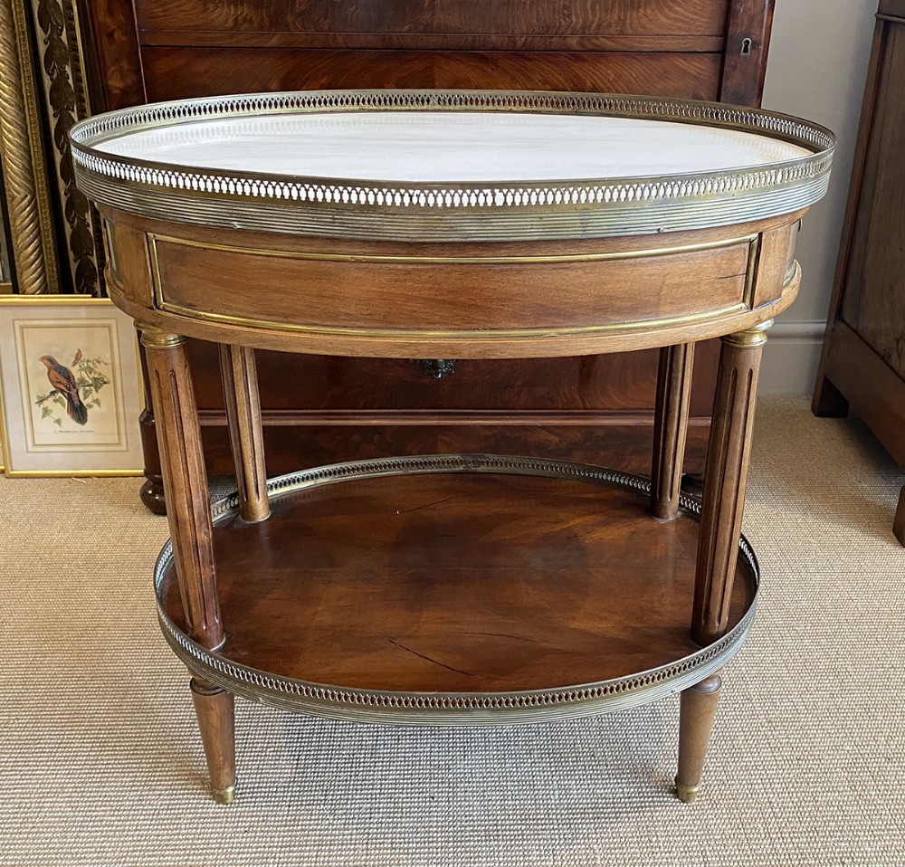 French Marble Topped Side Table