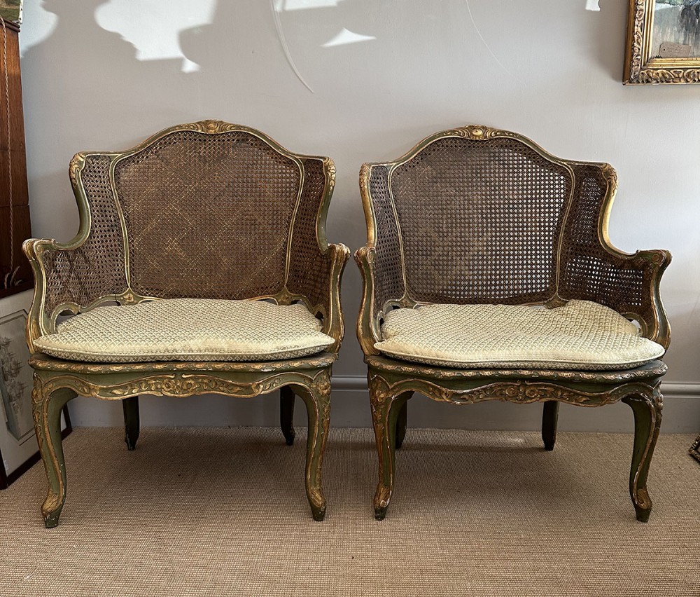 Pair of French 19th Century Fauteuils